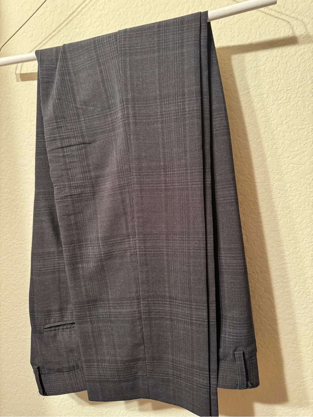 J Crew Ludlow Black Plaid Dress Pants 33x32